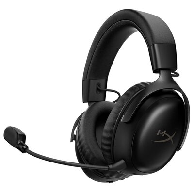 Słuchawki HYPERX Cloud III S Wireless, Nauszne, Dźwięk przestrzenny, Czarny