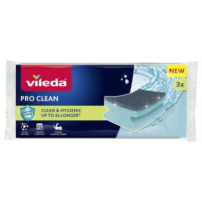 Zmywak kuchenny VILEDA Pro Clean (3 sztuki)