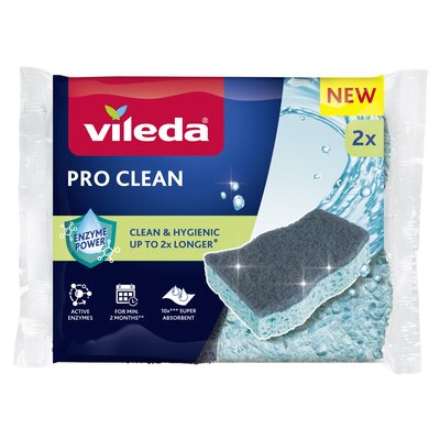 Zmywak kuchenny VILEDA Pro Clean Viscose (2 sztuki)