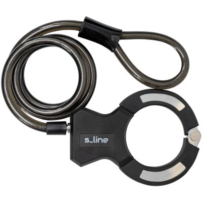 Zapięcie rowerowe S-LINE VZP305 Kajdankowe Czarny