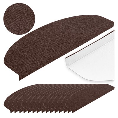 Dywanik na stopnie GOCKOWIAK Stepi Brązowy (15 szt.)