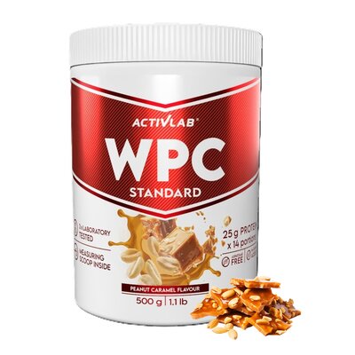 Odżywka białkowa ACTIVLAB Wpc Standard Orzechowy karmel (500 g) Bez cukru