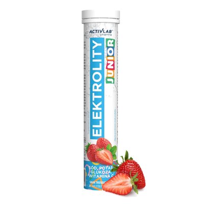 Elektrolity ACTIVLAB Junior Truskawkowy (20 tabletek)