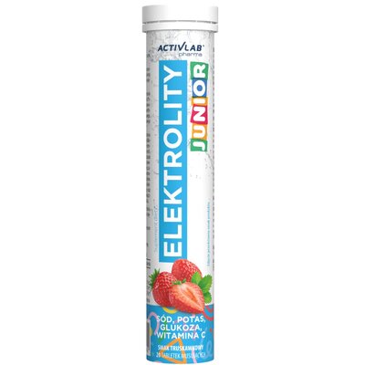 Elektrolity ACTIVLAB Junior Truskawkowy (20 tabletek)