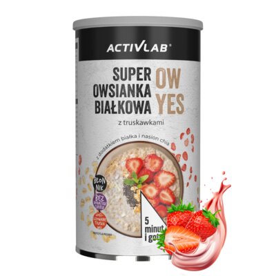 Owsianka ACTIVLAB Super śniadanie białkowe z truskawkami (650 g)