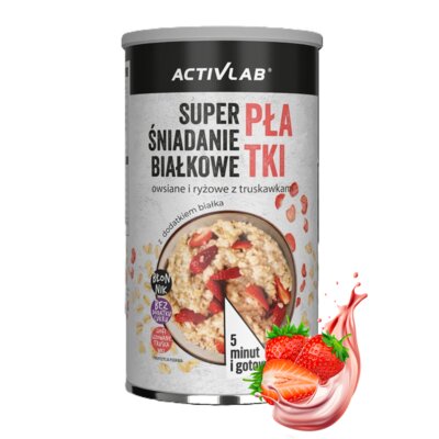 Owsianka ACTIVLAB Super śniadanie białkowe z truskawkami (500 g)