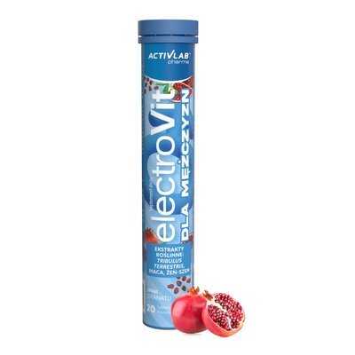 Elektrolity ACTIVLAB Dla mężczyzn Granat (20 tabletek)