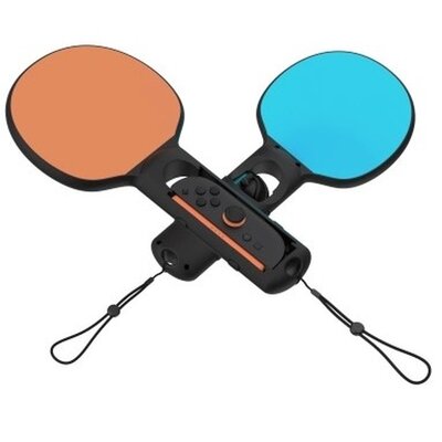 Uchwyt na Joy-Con YAXO Tenis Set Inferno Czarno-czerwony/Czarno-niebieski