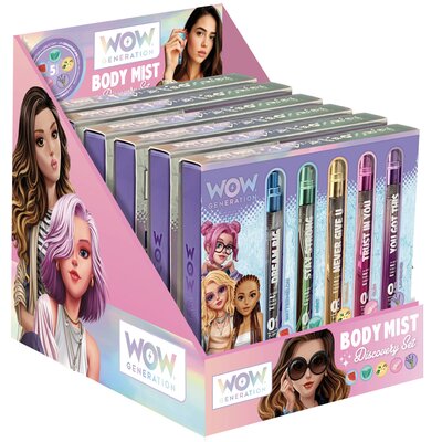Zabawka mgiełka do ciała w sprayu KIDS EUROSWAN WOW Generation WOW00135 (1 zestaw)