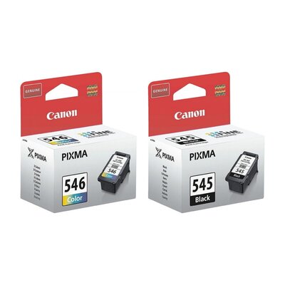 Tusz CANON CL-546 Kolorowy 9 ml 8289B001 + Tusz CANON PG-545 Czarny 8 ml 8287B001