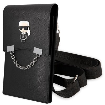 Etui KARL LAGERFELD Ikonik Karl Chain Czarny