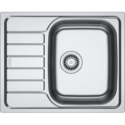Zlewozmywak jednokomorowy z ociekaczem FRANKE Spark SKN 611-62/50 101.0712.223 Stalowy 50x62