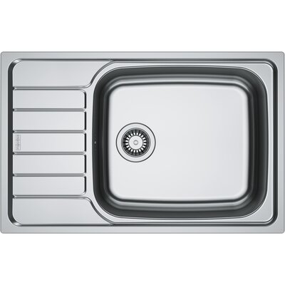 Zlewozmywak jednokomorowy z ociekaczem FRANKE Spark SKL 611-78/50 XL 101.0712.229 Len 50x78