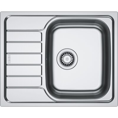 Zlewozmywak jednokomorowy z ociekaczem FRANKE Spark SKL 611-62/50 101.0712.224 Len 50x62