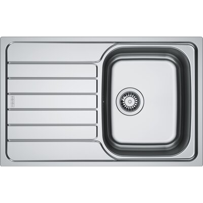 Zlewozmywak jednokomorowy z ociekaczem FRANKE Spark SKL 611-78/50 101.0712.233 Len 50x78