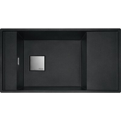 Zlewozmywak jednokomorowy z ociekaczem FRANKE Fresno FSG 611-88 114.0616.465 Onyx 49.5x87.7