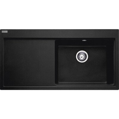 Zlewozmywak jednokomorowy z ociekaczem FRANKE Mythos MTG 651-100 114.0743.108 Onyx 51.5x100
