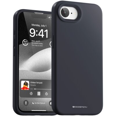 Etui MERCURY Silicone do Apple iPhone 16e Granatowy