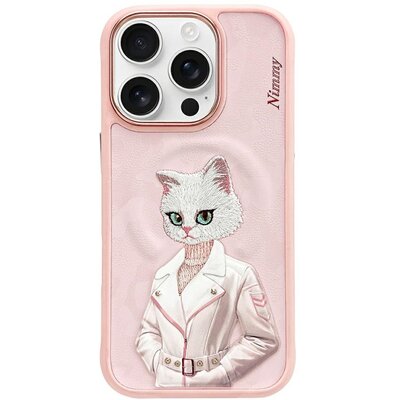 Etui NIMMY Magnetic Fashion Cute Pet MagSafe do Apple iPhone 16 Pro Różowy