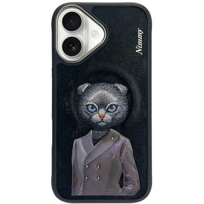 Etui NIMMY Magnetic Fashion Cute Pet MagSafe do Apple iPhone 16 Czarny