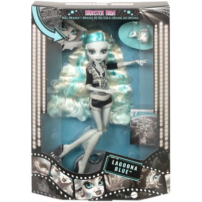 Lalka MONSTER HIGH Reel Drama Straszny Seans Lagoona Blue HKN30