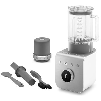 Blender kielichowy SMEG BLC02WHMEU Biało-srebrny