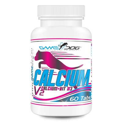 Suplement dla psa GAME DOG Calcium V2 (60 kapsułek)
