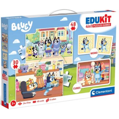 Puzzle CLEMENTONI Edukit 4w1 Bluey 18320
