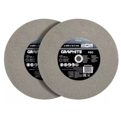 Tarcza do szlifowania GRAPHITE 57T128 200 mm (2 szt.)