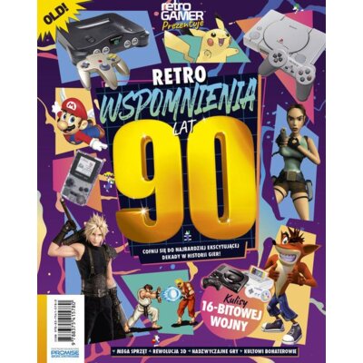 Retro Wspomnienia lat 90. Cofnij się do najbardziej ekscytującej dekady w historii gier! Praca zbiorowa