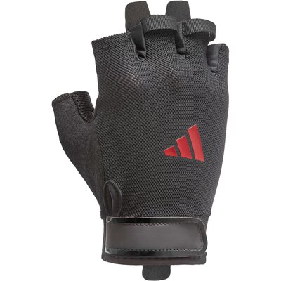 Rękawice treningowe ADIDAS Essential Training (rozmiar S) Czarno-czerwony
