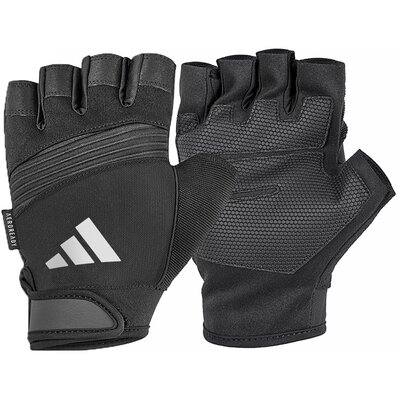 Rękawice treningowe ADIDAS Performance (rozmiar M) Czarno-szary