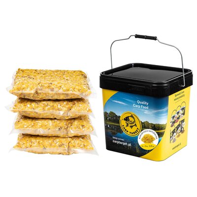 Zanęta CARP TARGET Kukurydza (12 kg) + Wiadro 17 l