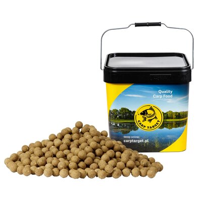 Kulki proteinowe CARP TARGET Słodka kukurydza 20 mm (10 kg) + Wiadro 17 l