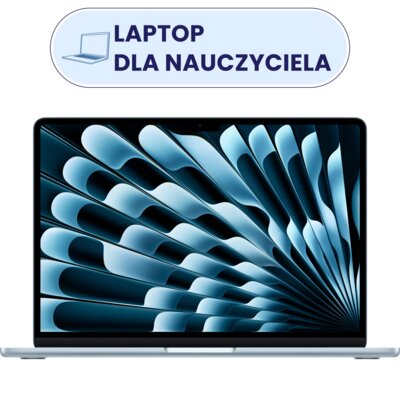 Laptop APPLE MacBook Air 2025 13.6" Retina M4 16GB RAM 512GB SSD macOS Błękitny