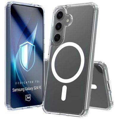 Etui 3MK Armor MagCase do Samsung Galaxy S24 FE Przezroczysty