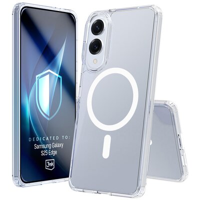 Etui 3MK Armor MagCase do Samsung Galaxy S25 Edge Przezroczysty