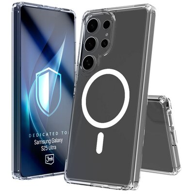 Etui 3MK Armor MagCase do Samsung Galaxy S25 Ultra Przezroczysty