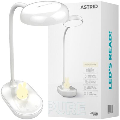 Lampka biurkowa FOREVER LIGHT Pure FLB-30 Astrid Biała