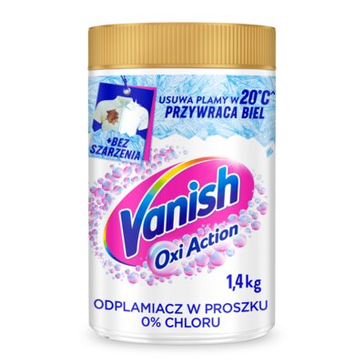 Odplamiacz do prania VANISH Oxi Action Biały 1.4 kg