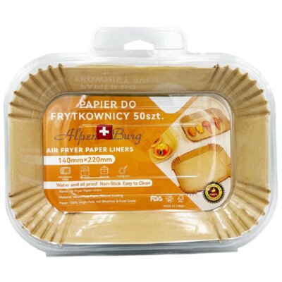 Papier do Air Fryer ALPENBURG 22 x 14 cm (50 sztuk)