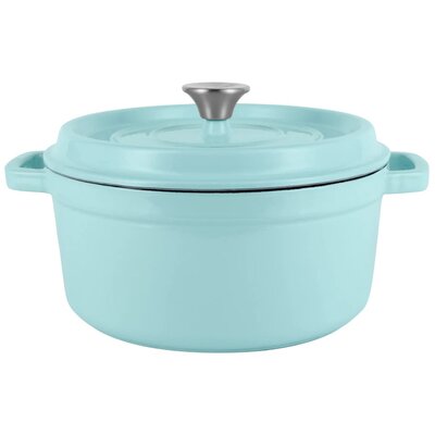 Garnek żeliwny VINTAGE CUISINE VC2P2619BF20CP Miętowy 26 cm