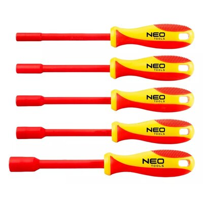 Wkrętaki izolowane nasadowe NEO TOOLS 04-145 (5 szt.)