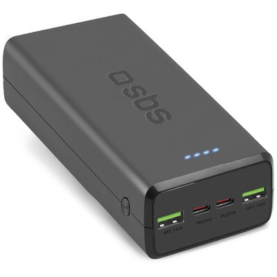 Powerbank SBS TTBB30000PD20K 30000 mAh 20W Czarny