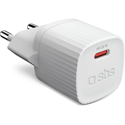 Ładowarka sieciowa SBS Eco Wall 25W Biały