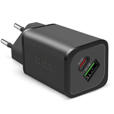 Ładowarka sieciowa SBS Nano GaN 65W Czarny