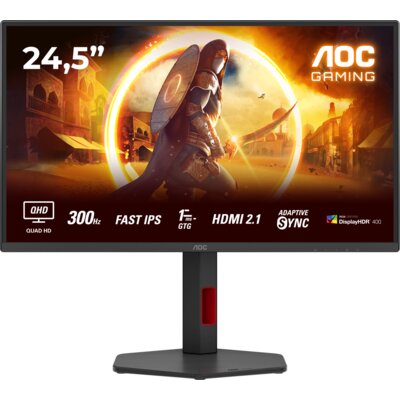 Monitor AOC Q25G4SR 24.5" 2560x1440px IPS 300Hz 0.3 ms [MPRT]