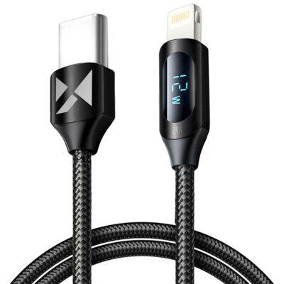Kabel USB-C - Lightning WOZINSKY WUCLC1 36W 1 m Czarny