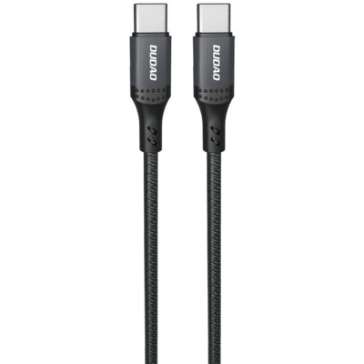 Kabel USB-C - USB-C DUDAO L3CC 60W 1.2 m Czarny