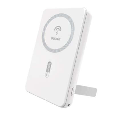 Powerbank Dudao K14S+ 10000Mah 20W USB-A / USB-C / Magsafe Z Podstawką - Biały